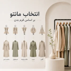 مانتو مناسب فرم بدن